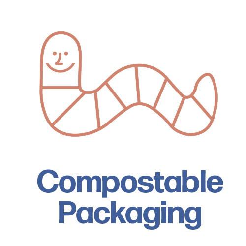 Illustrated worm with words